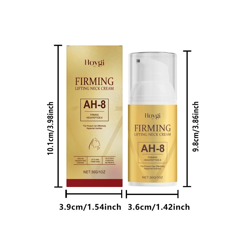 Ah-8 Firming Neck Cream Hexapeptide Moisturizing Tighten Wrinkle Reduction Hyaluronic Acid Neck Lotio