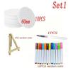 1 Set Diy Drawing Art Educational Craft Sponge Canvas Board Handicraft Toy 3D Magic Puffy Foam Texture Painting Paper For Kids