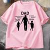Funny Dad Gift T‑shirt Dad A Daughter's First Love Mens Tee A Son's First Hero T‑shirt Fathers Day Gift Dad Family Quote Tshirts