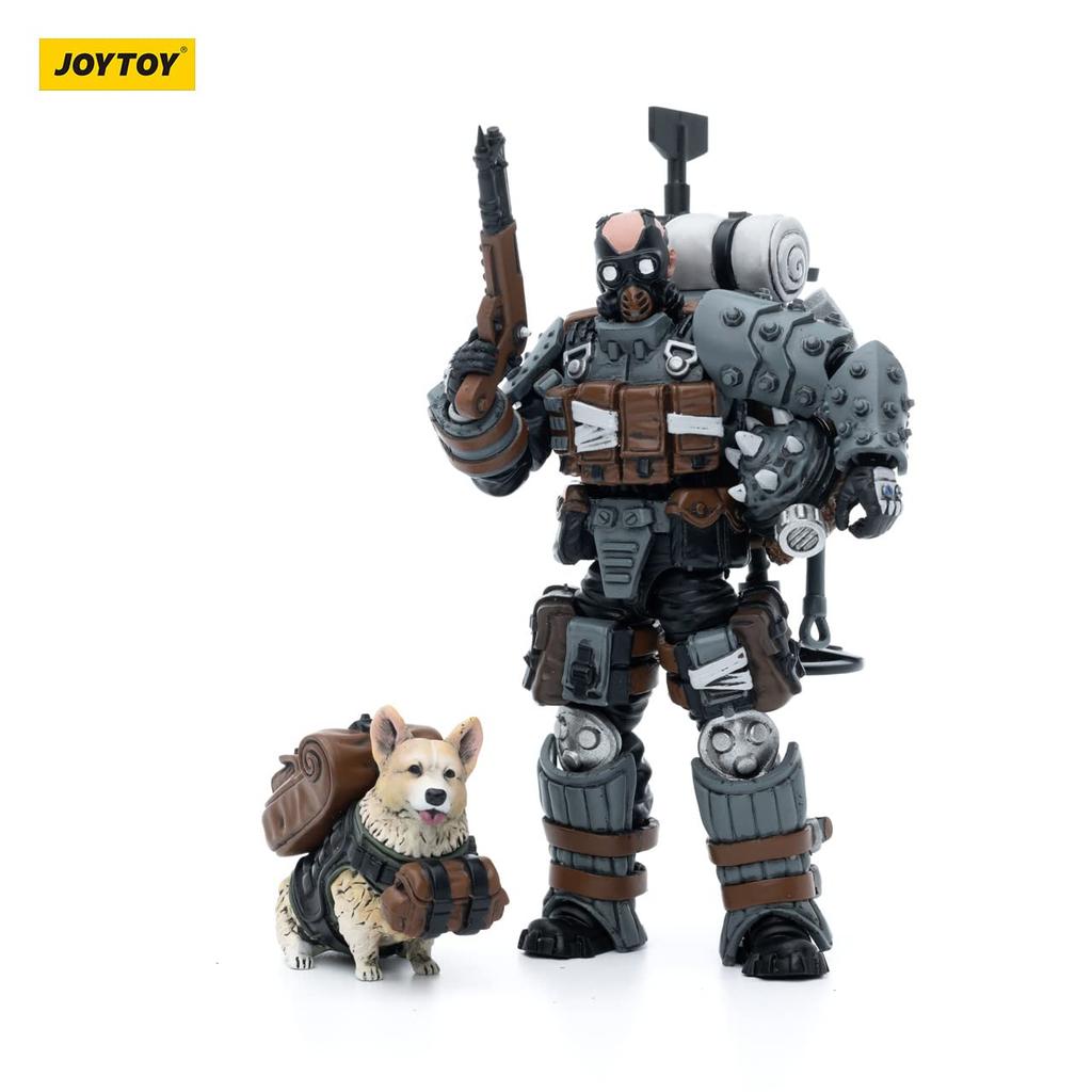 JOYTOY Senseishin Wilderness Scavenger Corps Simeon and Spud Scale PVC ABS Painted Movable Figure 1/18 &