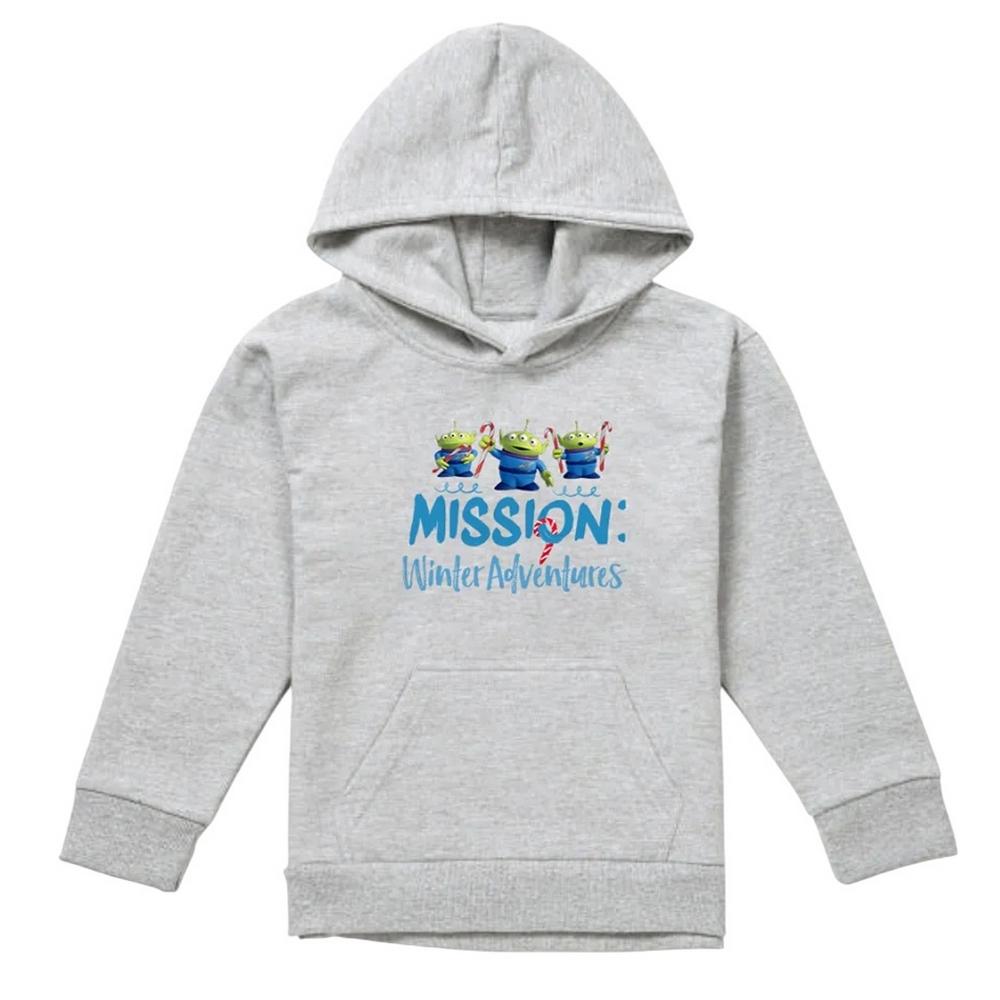 Toy Story Childrens/Kids Mission Winter Adventure Aliens At Christmas Aliens Heather Pullover Hoodie