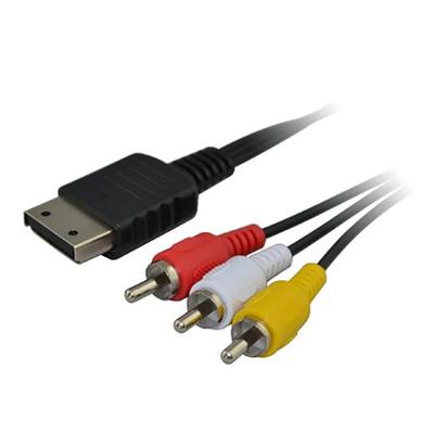 1.8M Composite Av Audio Video Tv Adapter Cable Nickel Plated Plug Game Cable For Sega Dreamcast Rca Cord