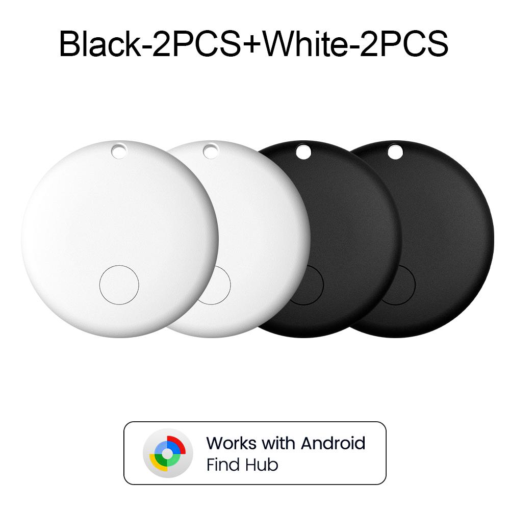Android Smart Tag Anti-Lost GPS Tracker Bluetooth Locator Item Finder For Suitcase Keys Bag Toys Works With Google Find Hub