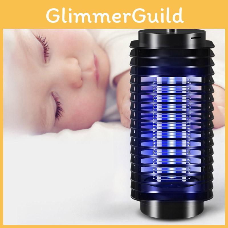 Електрична лампа-пастка для знищення комарів та комах, 110В/220В, для використання в приміщенні та на вулиці