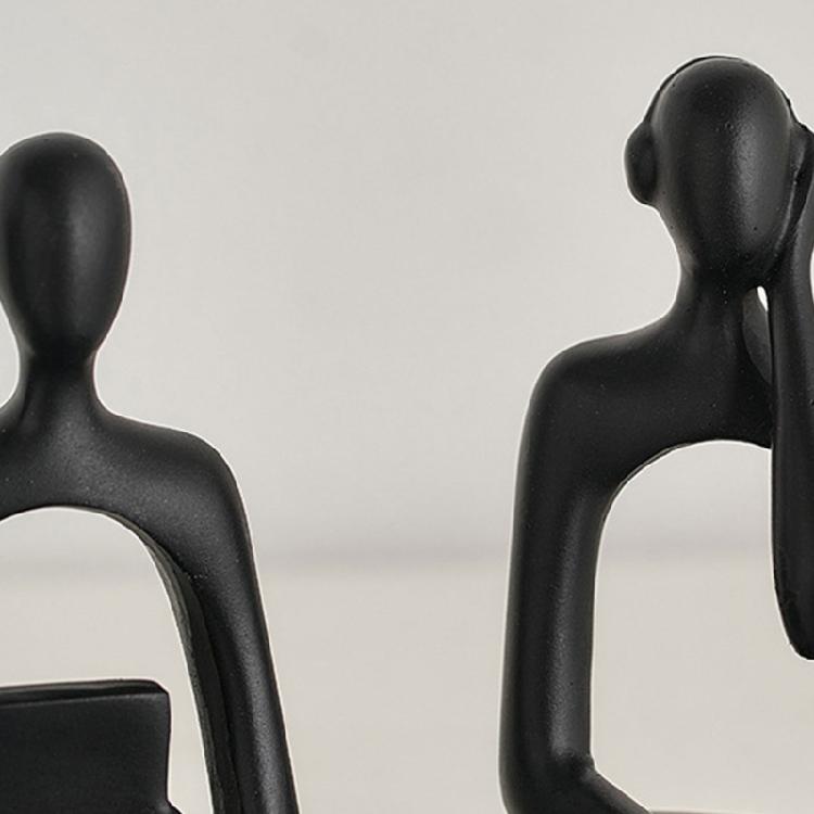 Handmade Abstract Figure Resin Craft Shelf Decors For Living Space Workstations Aesthetic Display Ornamentations
