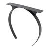 Graduation Cap Headband Insert Anti Fall Grad Cap Headband Holder for Graduates Students Black 1 Piece