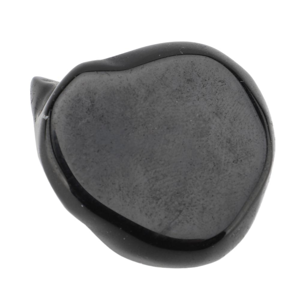 Cat Crystal Statue Compact Multifunctional Cute Crystal Sleeping Cat Decoration for Home Obsidian (Black Stone)