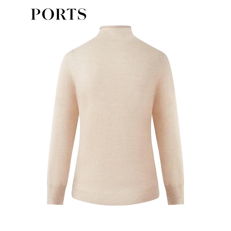 PORTSPORTS Women's Knitted Long-Sleeve High-Neck Pullover