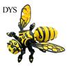 Desktop-Ornament für das Büro, Gelenkige Bienenstatue, 3D-gedruckte bewegliche Gelenke Insektenfigur, Auto-Roboter Armaturenbrett und Schreibtisch-Dekoration, Leichtgewicht