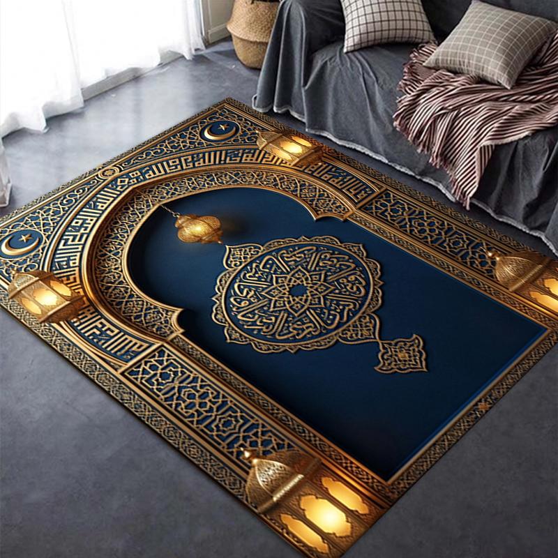 2025 New Muslim Carpet Rug for Living Room Bedroom Home Sofa Decoration,Kids play Non-slip Floor Mat129
