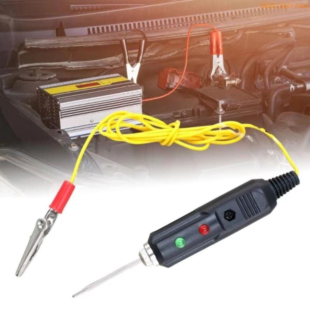 Multifunktionaler Kfz-Spannungsprüfer DC6-24V mit Summer Auto-Elektrik-Tester Hohe Empfindlichkeit Zweifarbige LED