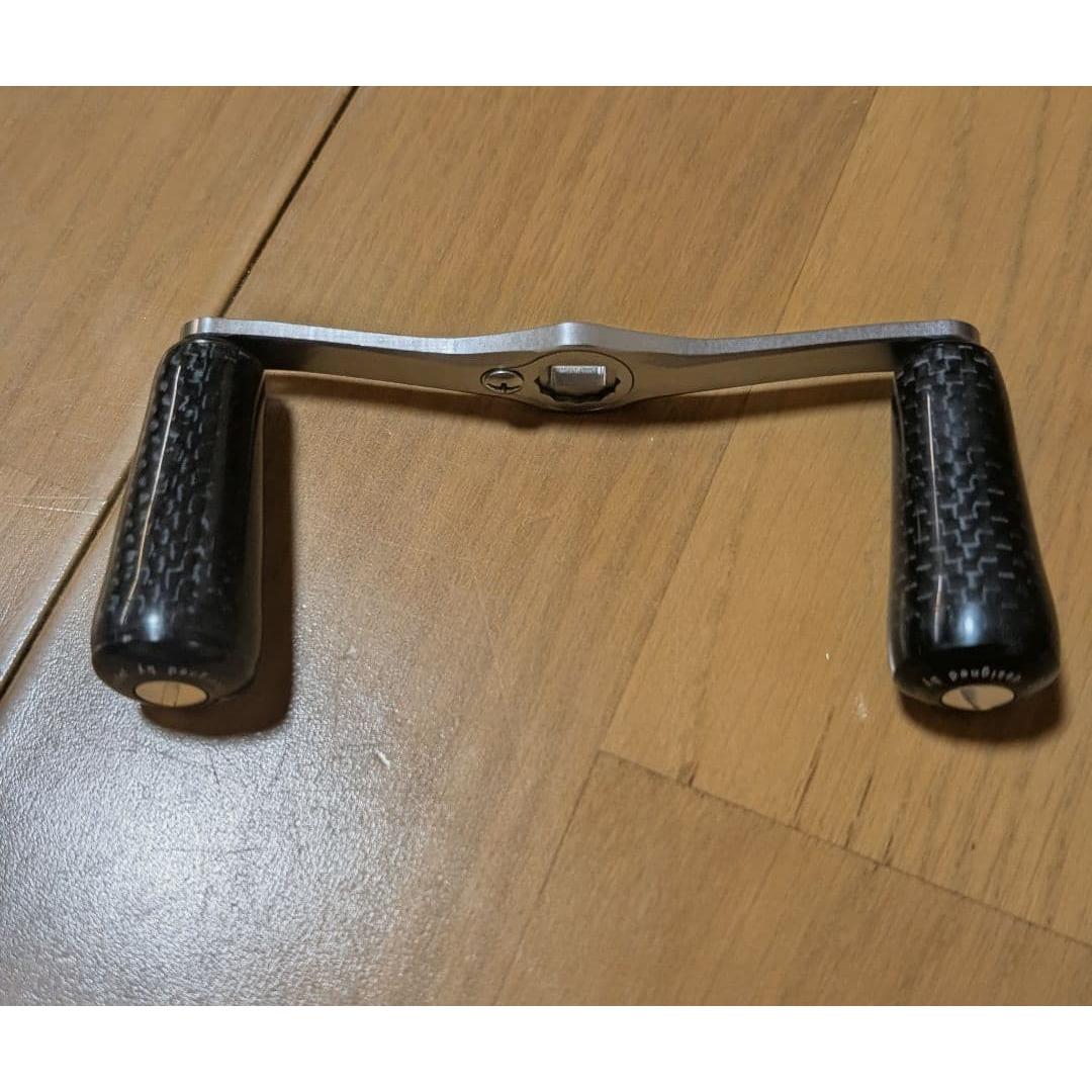 Used Shimano Daiwa left and right common 100mm long carbon power handle