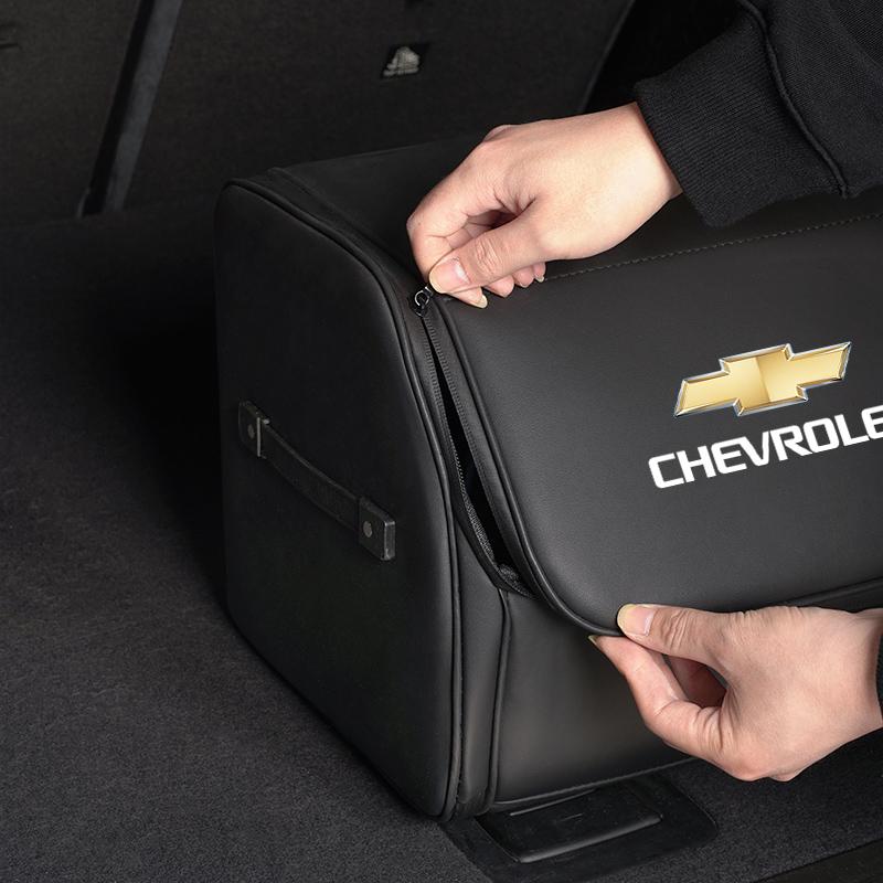Car Trunk Storage Box Organizer Stowing Tidying Bag For Chevrolet Corvette Montana TrailBlazer Silverado Traverse Camaro Equinox