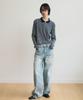 SIS A Striped Pique T-Shirt [Navy]