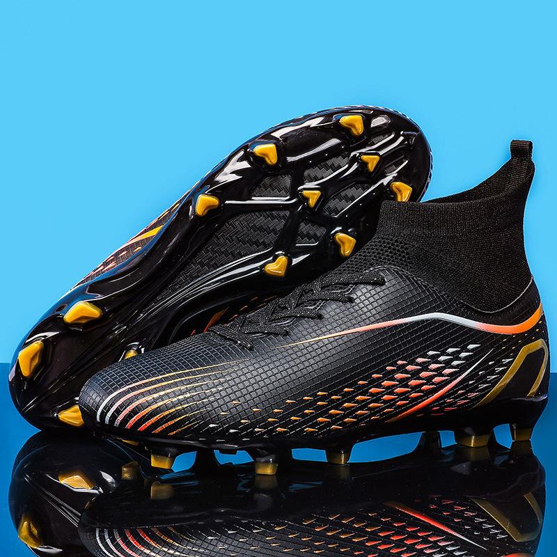 Professional Long Nail Broken Nail Football Shoes High-top Student Competition Training Sports Shoes One Piece 2025