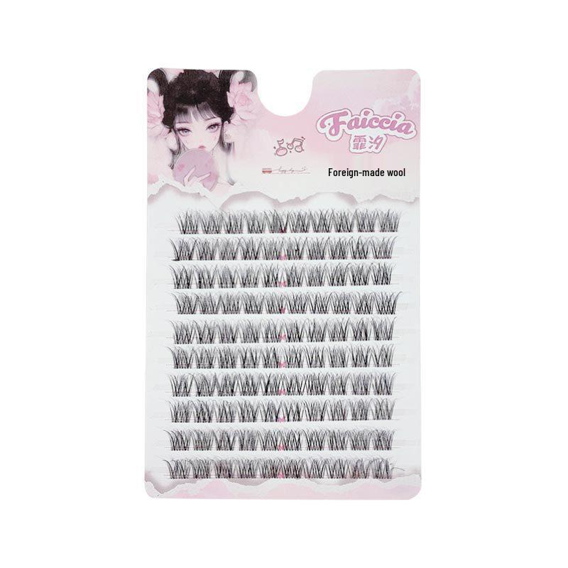FAICCIA Fluffy 5D Fishtail False Eyelashes for Beginners