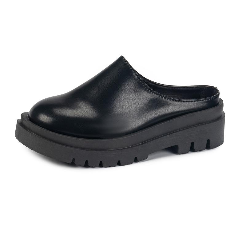 Módní platformové dámské pantofle Módní ležérní podzimní nazouváky Boty 2025 Nové trendy Klasické sandály Elegantní chůze Zapatillas De Mujer