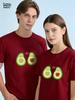 Short Sleeve Avocado Graphic Tee Cute Style Lovely Clothes Summer Ladies Print Fashion Couple Tops Clothing Female T-shirts