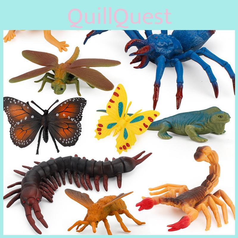 Insect World Model Set For Kids With Pvc Figures And Animal Scene Play