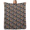Scotty Sire Throw Blanket All Season Lightweight Soft Blanket for Bed
