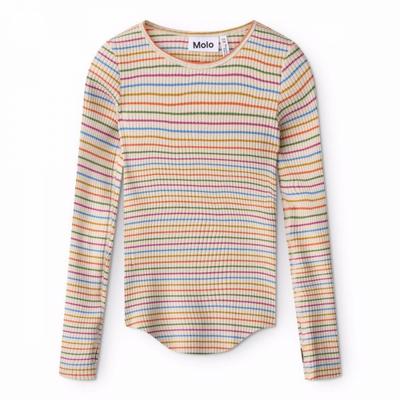 Mollo Long Sleeve T shirT For 5 8 Years Rosel Ribbed akis9Ts063