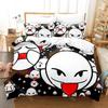 3D Print Hip Hop Smiley Bedding Set Boys Girl Twin Queen King Size Duvet Cover Pillowcase Bed Boys Adult Home Textiles
