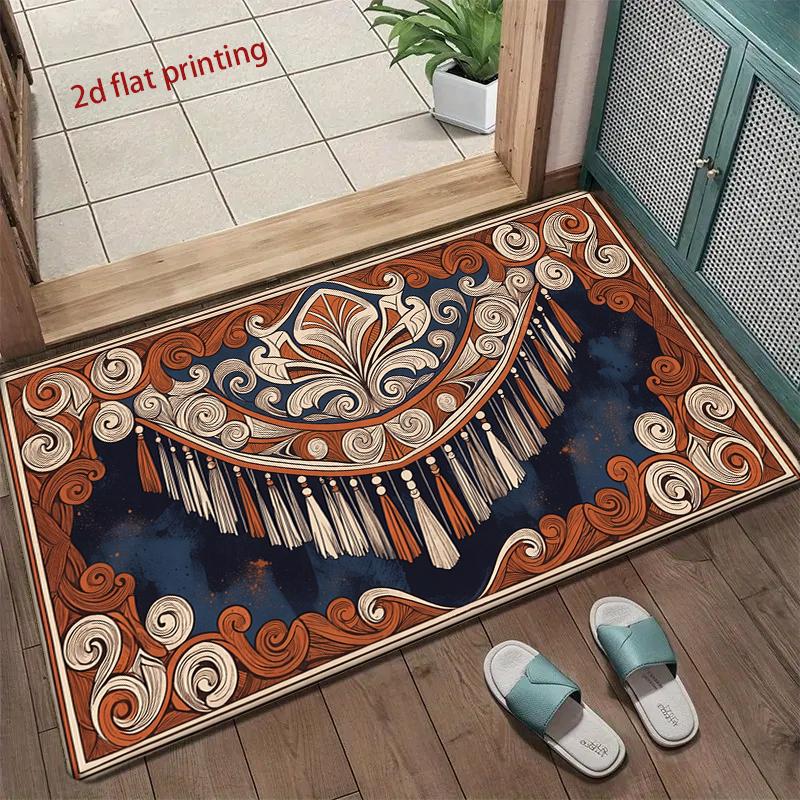 Exotic Pattern Floor Mat Living Room Decoration Home Sofa Non-Slip Carpet Study Bedroom Tatami Children'S Soft Floor Mat