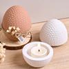 3D Knitting Yarn Egg Candle Jar Silicone Mold DIY Easter Ornaments Making Plaster Resin Storage Box Flowerpot Molds Craft Gifts