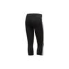 adidas Knitted Sweatpants Women's Black Moderate Slim Fit Pants CZ5076