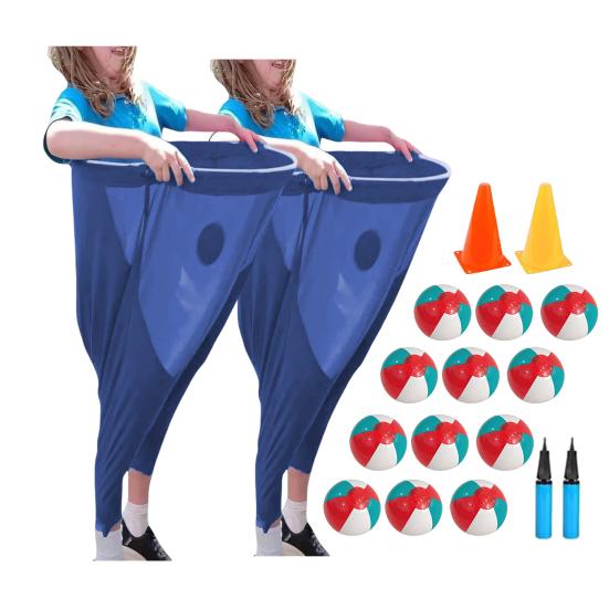 Hra na dvorek Granny Pants Set Obří venkovní hry s míči a kužely Zábavné trávníkové hry pro rodinná setkání, večírky, pikniky