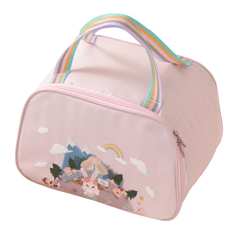 Customizable Cartoon Stainless Steel Insulated Bento Lunch Box, Microwaveable, Large Capacity Small