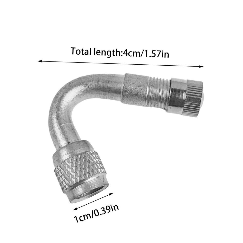 Motorcycle Tire Valves Extension Pole 90 / 45 /135 Degree Motorcycle Air Inflation Adapter Scooter Valves Extender Tyre Accesory