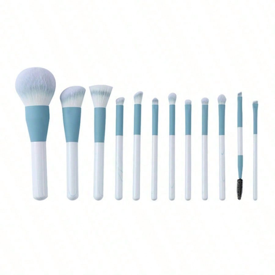 12Pcs Makeup brush set eyeshadow makeup set Thickened soft bristles Beginner beauty tool