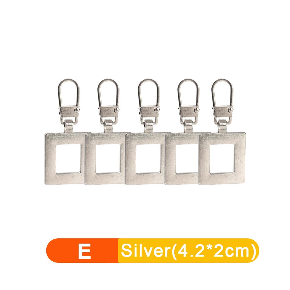 5/1 pz Tiracerniera staccabile universale Kit di riparazione per cerniere in metallo di ricambio per valigie, borse, vestiti e cursori per cerniere