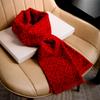 Year of the sheep old man scarf grandma mother birthday gift red in the elderly man and woman gift box for elders in winter