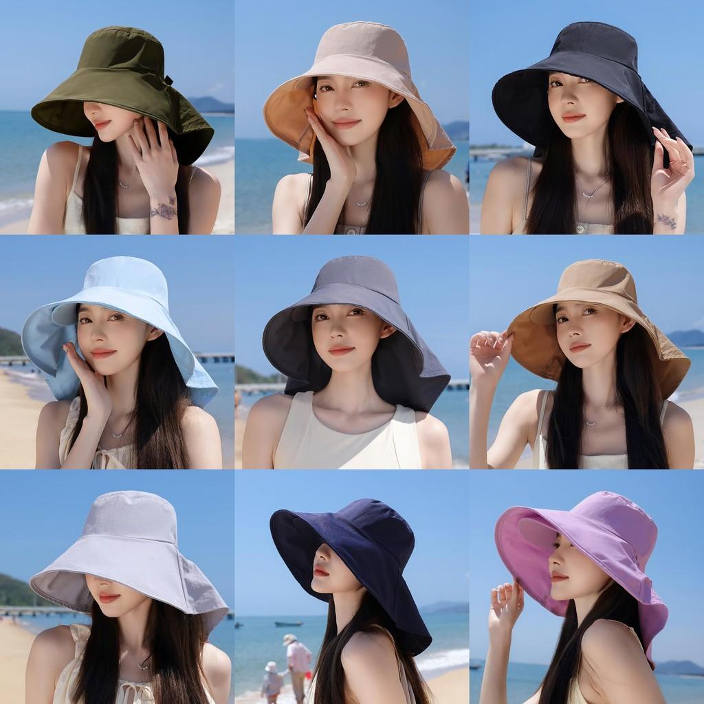 Korean Style Outdoor Bucket Hat With Double Layer Brim For Sun Protection And Water Resistance
