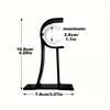 Black Wall-Mounted Curtain Rod Brackets, Durable Sturdy Brackets for Curtain Rods