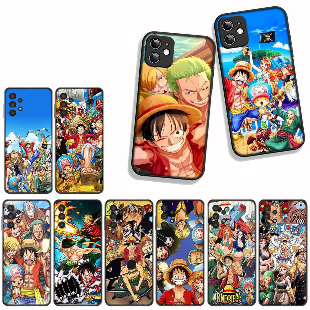 for Motorola Moto G04 G13 G14 g45 G22 G23 G20 G32 G34 G35 G82 G84 G53 G60 E14 E15 E13 Case Luffy Sanji ONE PIECE Roronoa Zoro