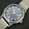 VINTAGE LAREX LUKSUSOWY MECHANICZNY SZWAJCARSKI MĘSKI ZEGAR Z NIEBIESKĄ TARCZĄ a702042-5