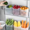 1/5 STK Kjøleskap Oppbevaringsbokser Mat Fersk Organiserer Kaldoppbevaring Crisper Frukt Krydder Matbeholderesker Hjem Kjøkkenbokser