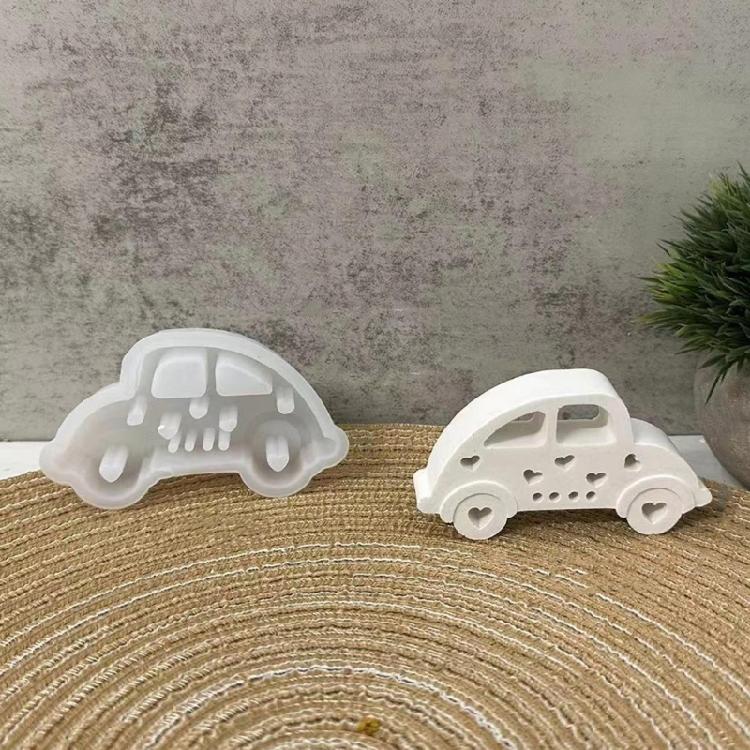 Einfach zu verwendende Form Einzigartige Figurenformen Bastelformen Autoform Leichte Entformungsformen Silikontextur für Handarbeit