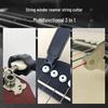 Three-in-One Guitar Stringing Tool: String Cutter, Winder, and Changer
