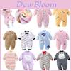 Warm Flannel Newborn Infant Romper Jumpsuit Cute And Cozy Baby Clothes Outfit