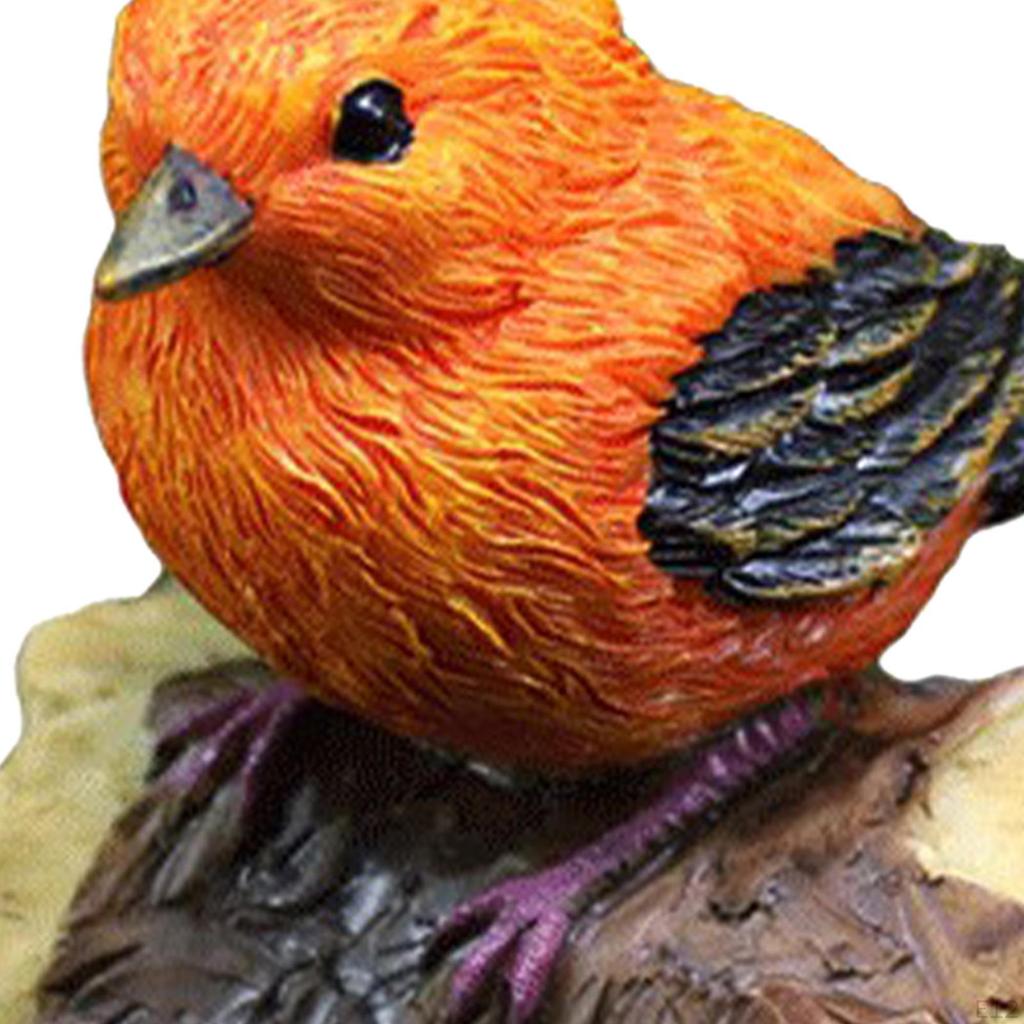 Figurines Bird Animal Model Resin Sculptural for Party Yard Decoration