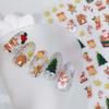 Santa Claus Nail Art Decorations Snowflake Nail Decals Christmas Nail Stickers Elk Nail Stickers