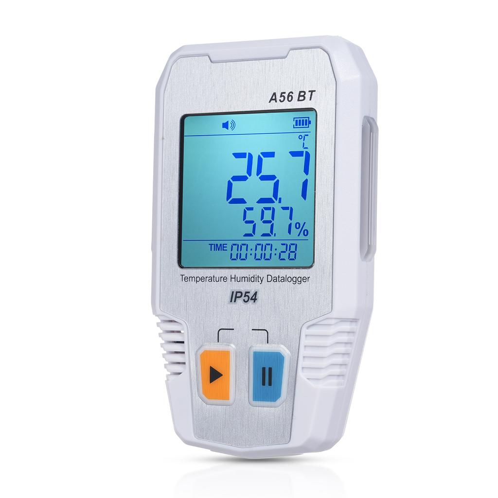 BT Temperature Humidity Data Logger Smart Thermometer Hygrometer 64000 Measurement Data Storage High Precision Sound