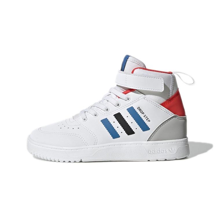 (PS) adidas Originals Drop Step 360 Shoes White Blue Grey Kids H05618 EU 28