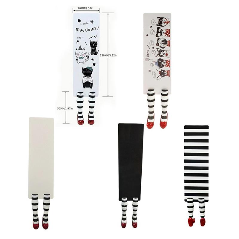 Ruby Slippers Bookmark 3D Witch Bookmark Multifunctional Cat Book Desk Decor Decorative Desk Decorations Funny Book Marks Gifts