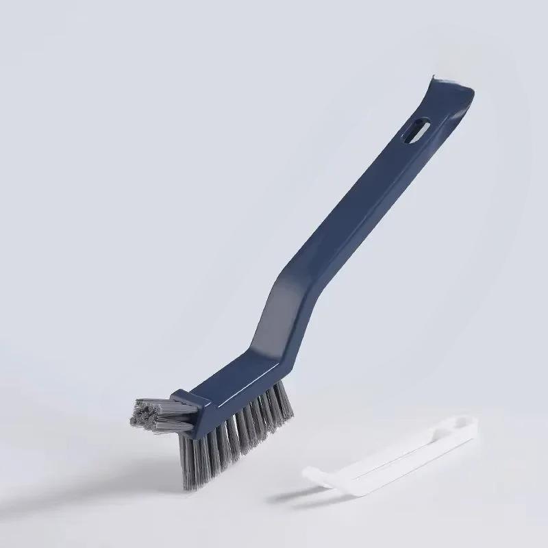 1PC Effective Cleaning Brush for Corners and Gaps - 2-in-1 Multipurpose Bathroom and Floor Tiles Cleaning Brush