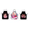 1 Pcs Nail Art Printing Beauty Kitchen Women Apron Household Cleaning Pinafore Salon Home Cooking Baking Manicure Work Clothes